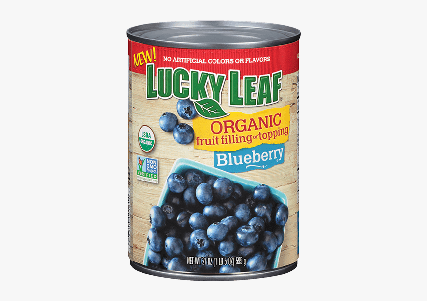 Organic Blueberry Fruit Filling - Lucky Leaf Blueberry, HD Png Download, Free Download