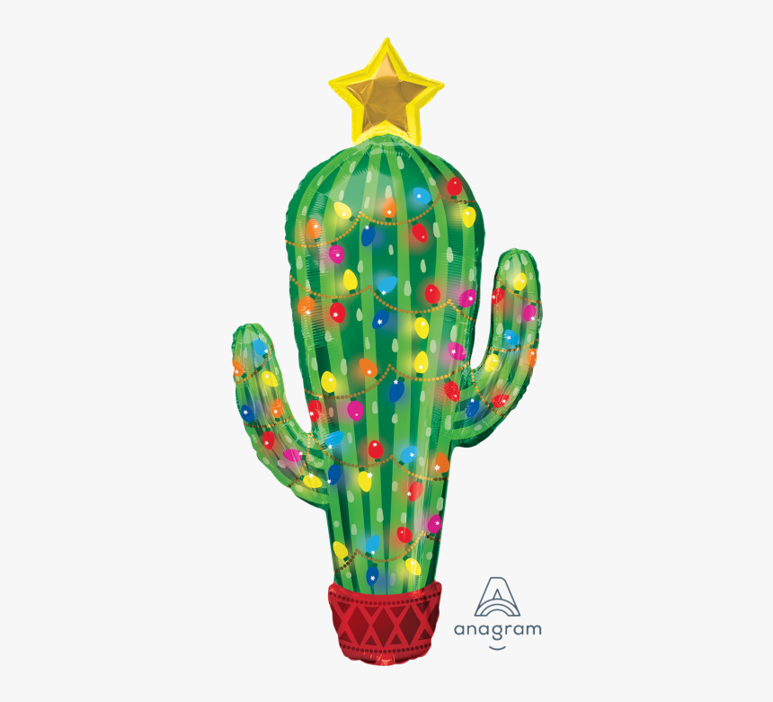 Balloon Cactus Christmas, HD Png Download, Free Download