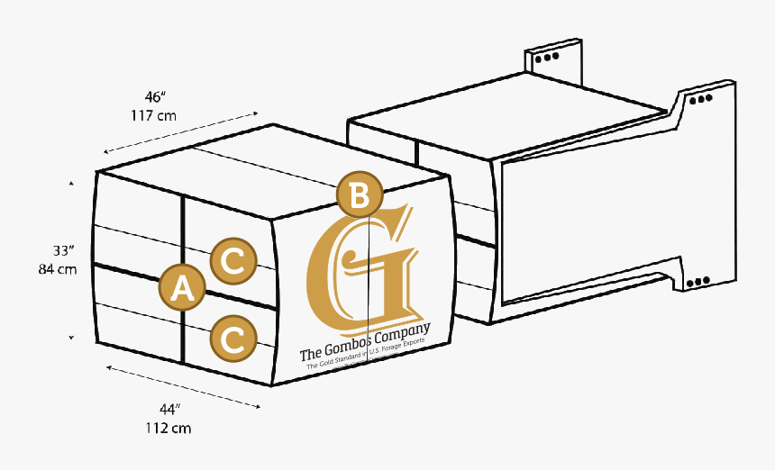 Hay Export Packaging Of The 450kg Natural Press Mag, HD Png Download, Free Download