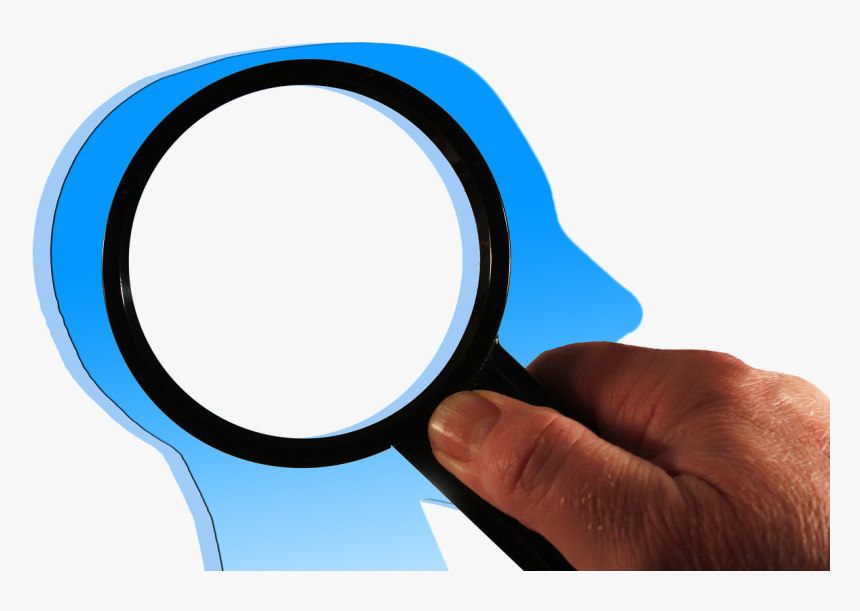 Brain, Head, Magnifying Glass, Search, Think, Thinking - Evaluation, HD Png Download, Free Download