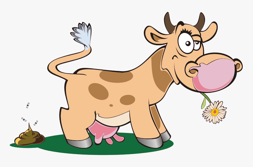 Cow - Cute Animals Animals In Daisies Png, Transparent Png, Free Download