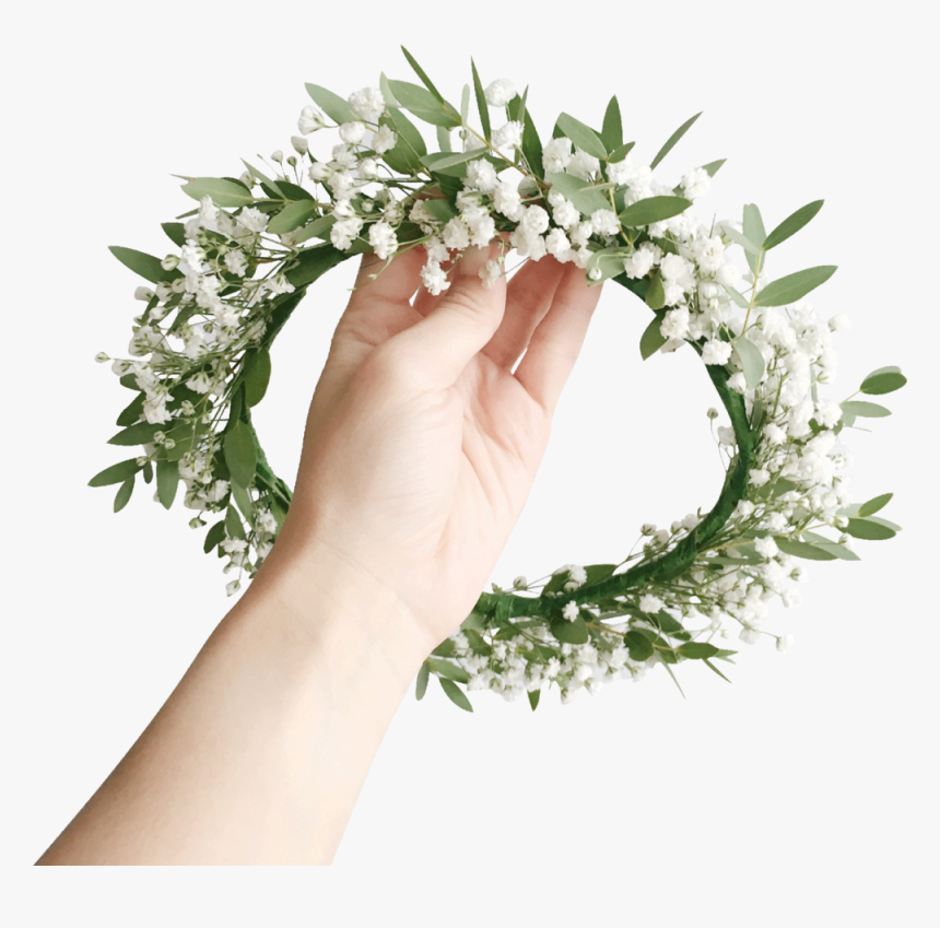 Transparent Floral Crown Png - Hand, Png Download, Free Download