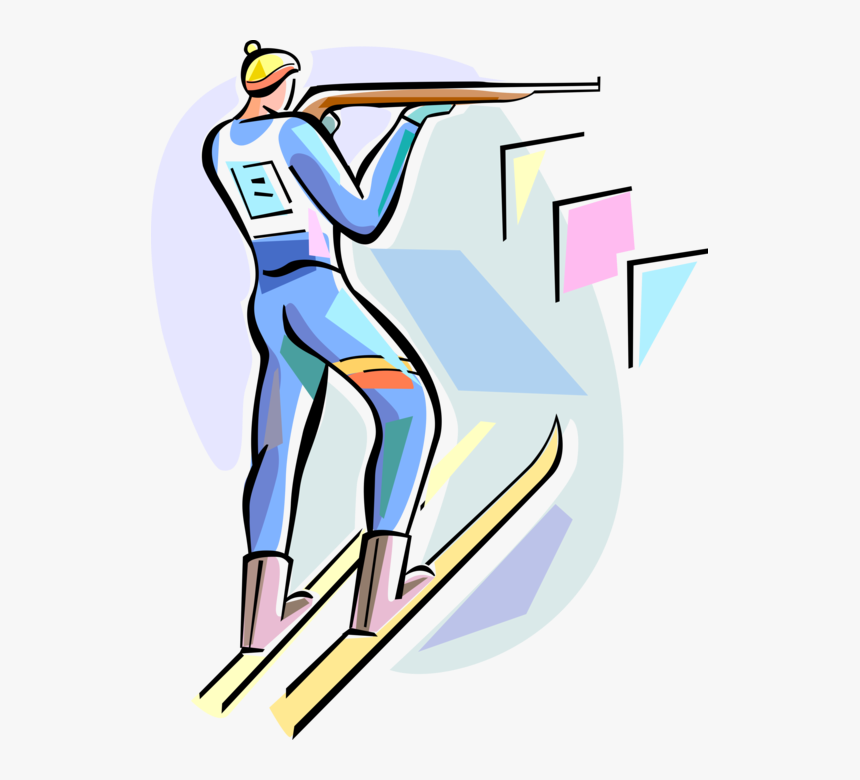 Biathlon Png - Illustration, Transparent Png, Free Download