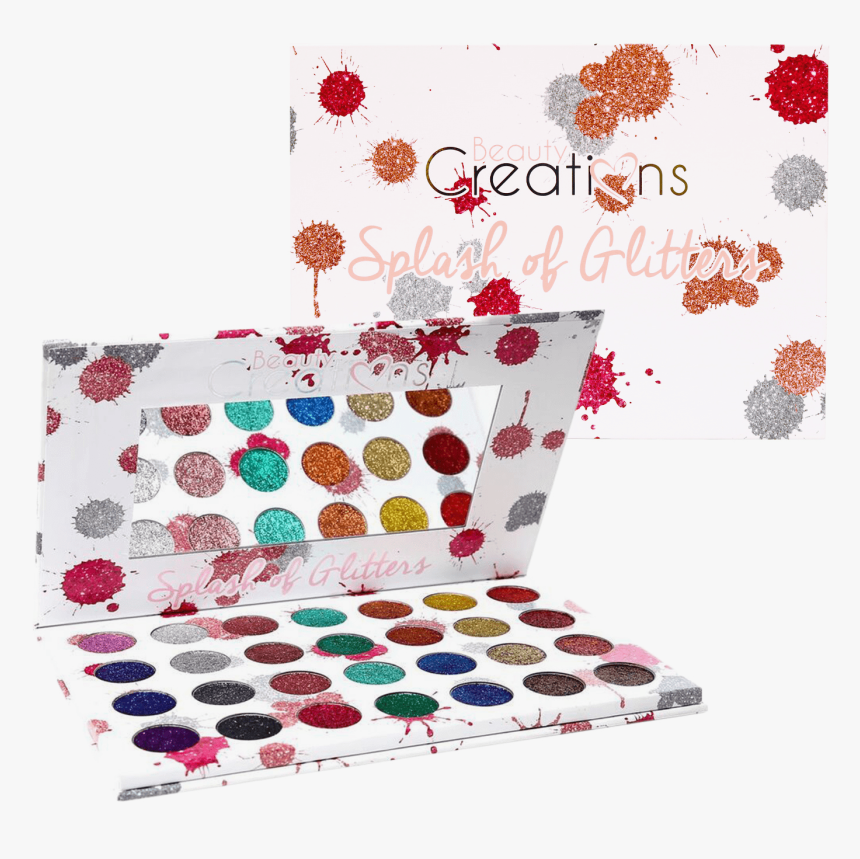 Glitter Palette Beauty Creations Splash Of Glitter, HD Png Download, Free Download