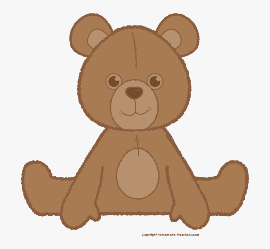 Teddy Bear Clipart Brown - Teddy Bear Clipart, HD Png Download - kindpng