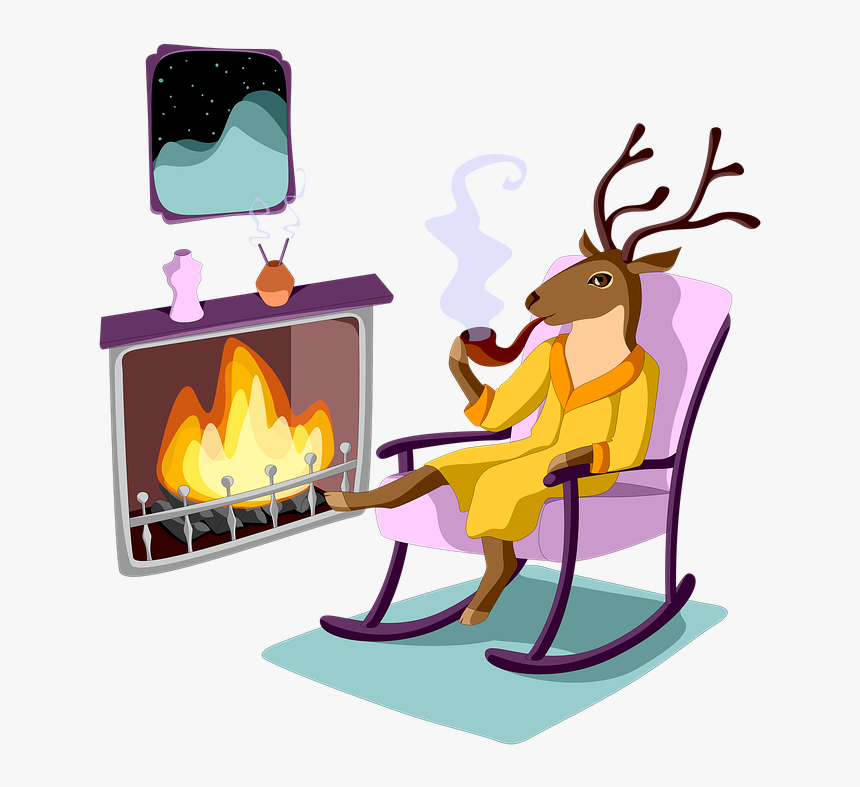 Anthropomorphic, Deer, Smoking, Relax, Relaxing, HD Png Download, Free Download