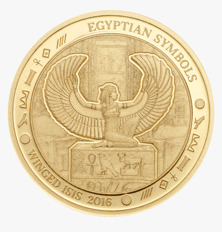 Winged Isis - Egyptian Symbols - 2016 0 - 5 Gram Pure - Central Water Commission Logo, HD Png Download, Free Download