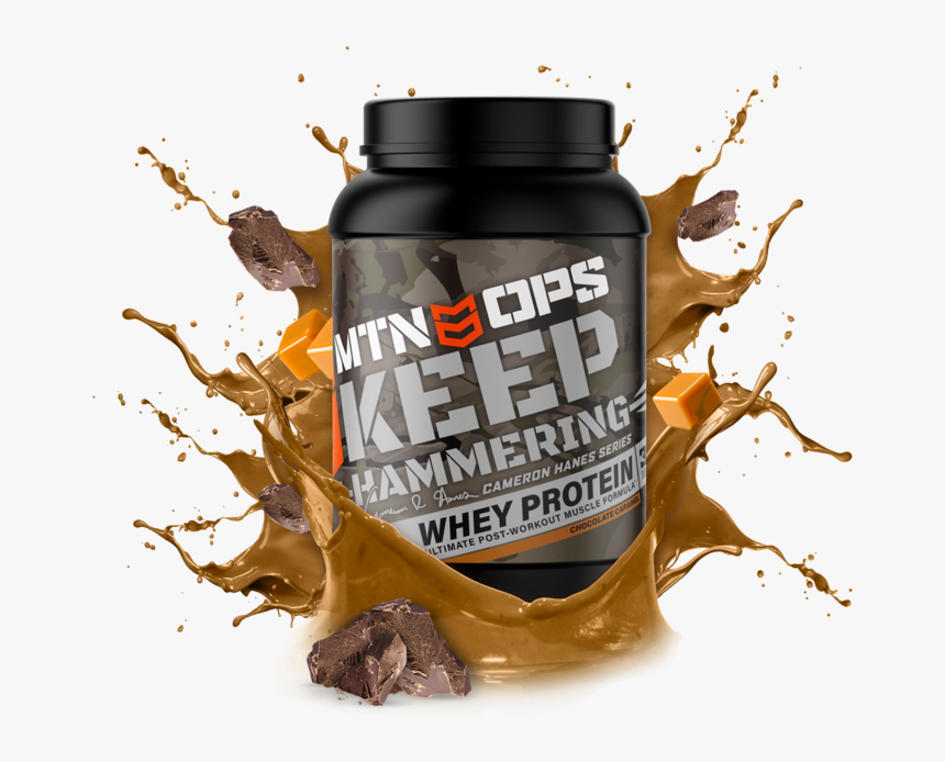 Mtn Ops Cameron Hanes Keep Hammering Whey Protein - Mtn Ops Magnum Whey, HD Png Download, Free Download