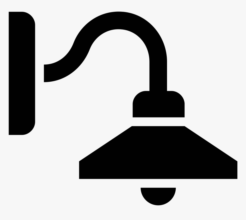 Svg Black And White Lights Icon - Light Fixture Icon, HD Png Download, Free Download