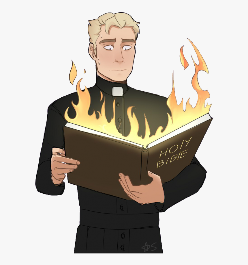 #joseph Christiansen #dream Daddy #priest #hell - Dream Daddy Joseph Cult, HD Png Download, Free Download