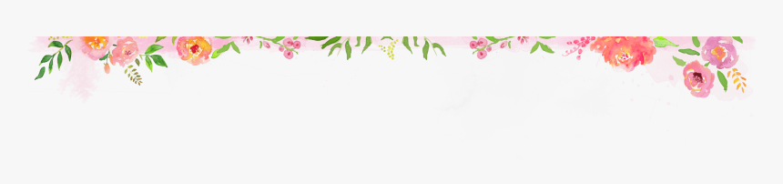 Flower Design Header Png, Transparent Png, Free Download