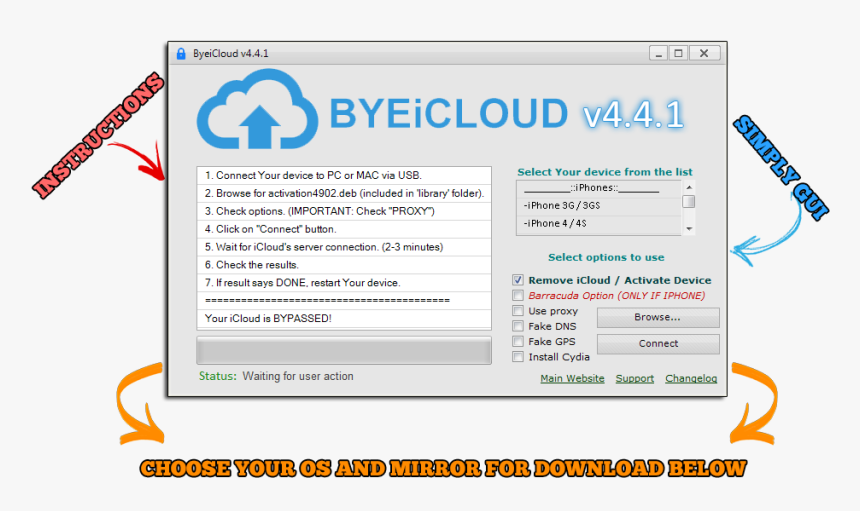 Byeicloud V4 4.1 Download, HD Png Download, Free Download