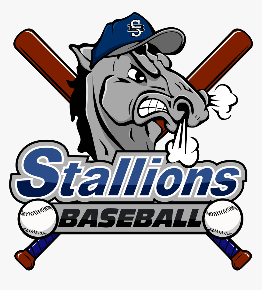 Clip Art Stallions Club - Baseball Club, HD Png Download, Free Download