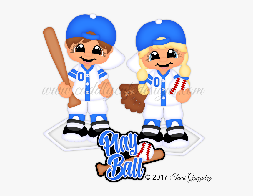 Digital Boy Baseball Clipart, Boy Baseball Digital - Cartoon, HD Png Download, Free Download