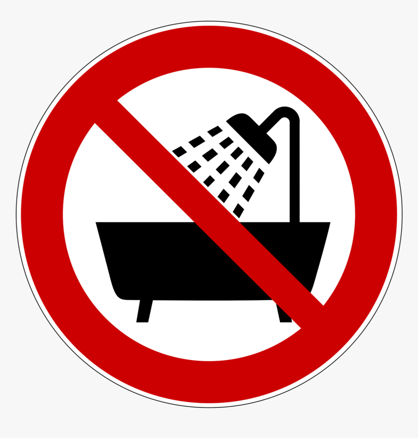 No Showering, HD Png Download, Free Download