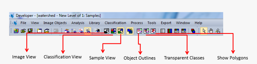 / Images/view Buttons Descriptive - Ecognition View Classification Button, HD Png Download, Free Download