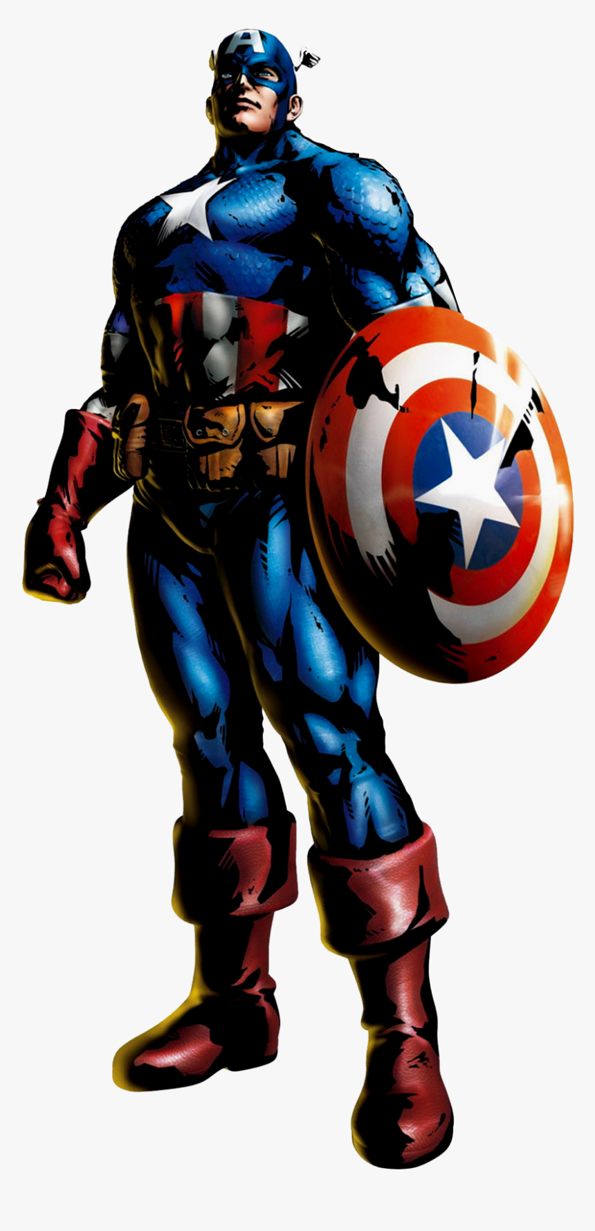 Captainamerica-fixed - Marvel Vs Capcom 3 Captain America, HD Png Download, Free Download