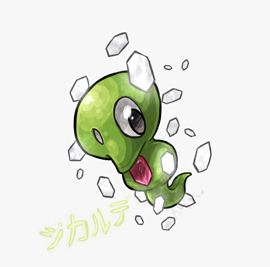 Shining Little Zygarde - Cartoon, HD Png Download, Free Download