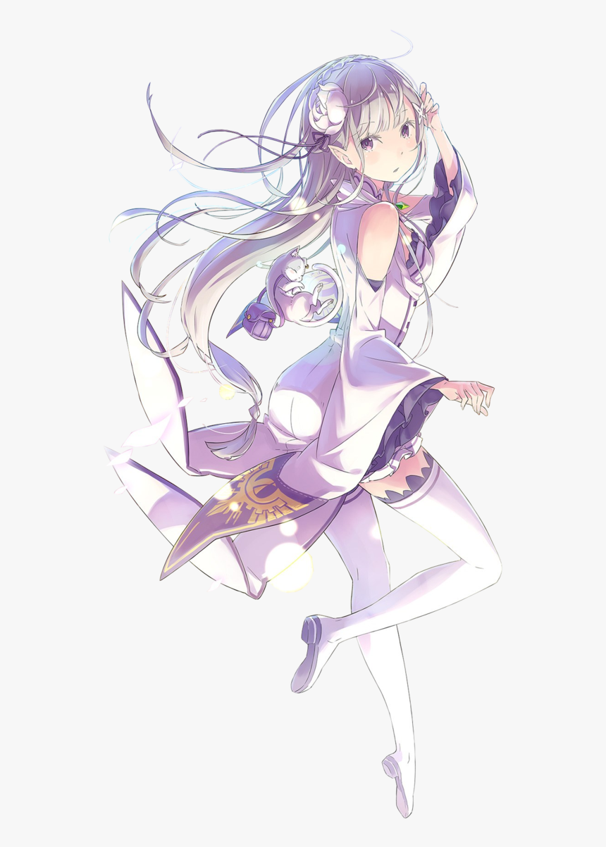 Emilia And Re Zero Image - Re Zero Emilia, HD Png Download, Free Download