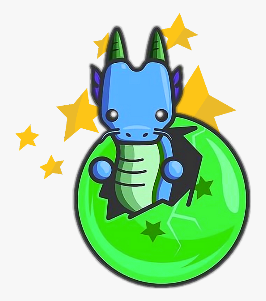 #mq #dragon #egg #stars #baby #fantasy - Dragon Ball Minimalista, HD Png Download, Free Download