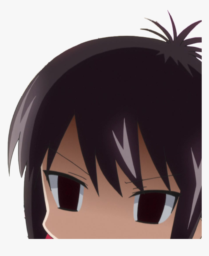 Angry Anime Png Anime Reaction Image A Channel Ichii - Cartoon, Transparent  Png - kindpng