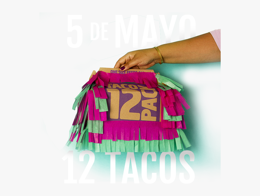 5 De Mayo 12 Tacos - Handbag, HD Png Download, Free Download