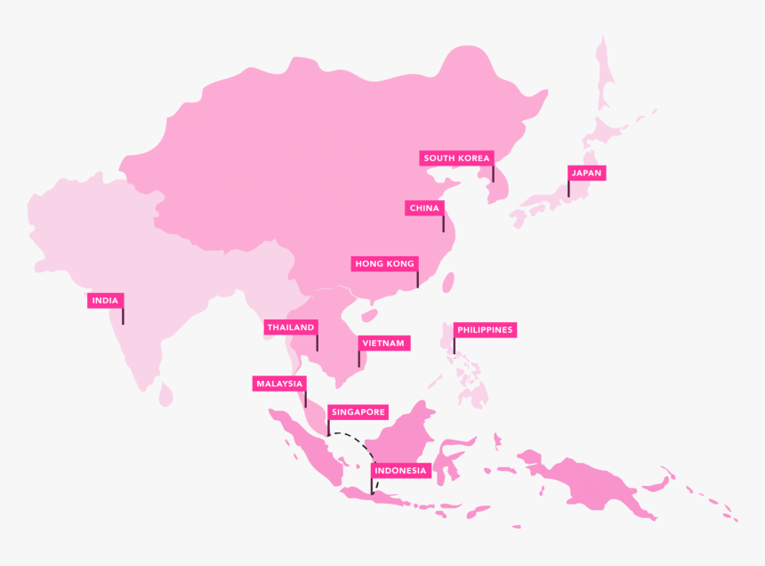 Thailand In Global Map, HD Png Download, Free Download