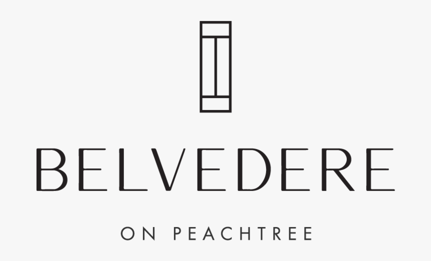 Belvedere On Peachtree Logo Black With Transparent - Graphics, HD Png Download, Free Download