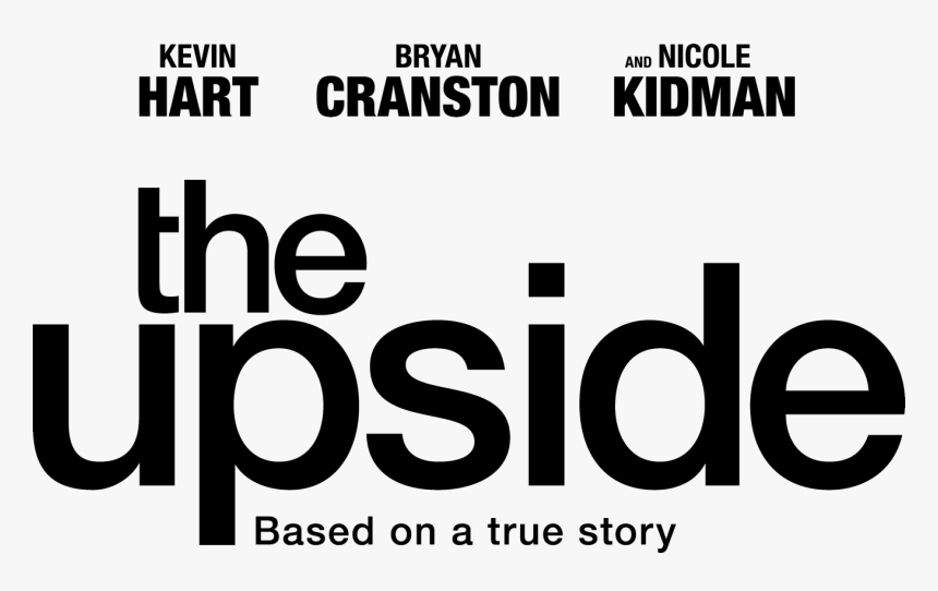 Title-treatment For The Upside - Black-and-white, HD Png Download, Free Download