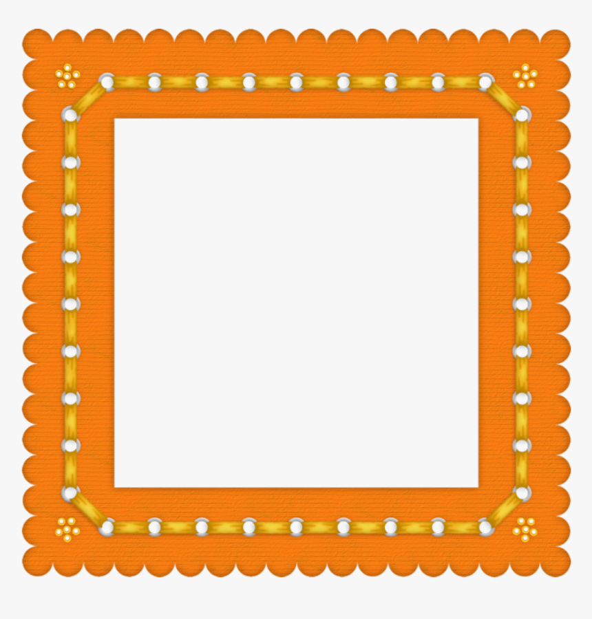 Orange Frame Cliparts Orange Frames Hd Png Download Kindpng