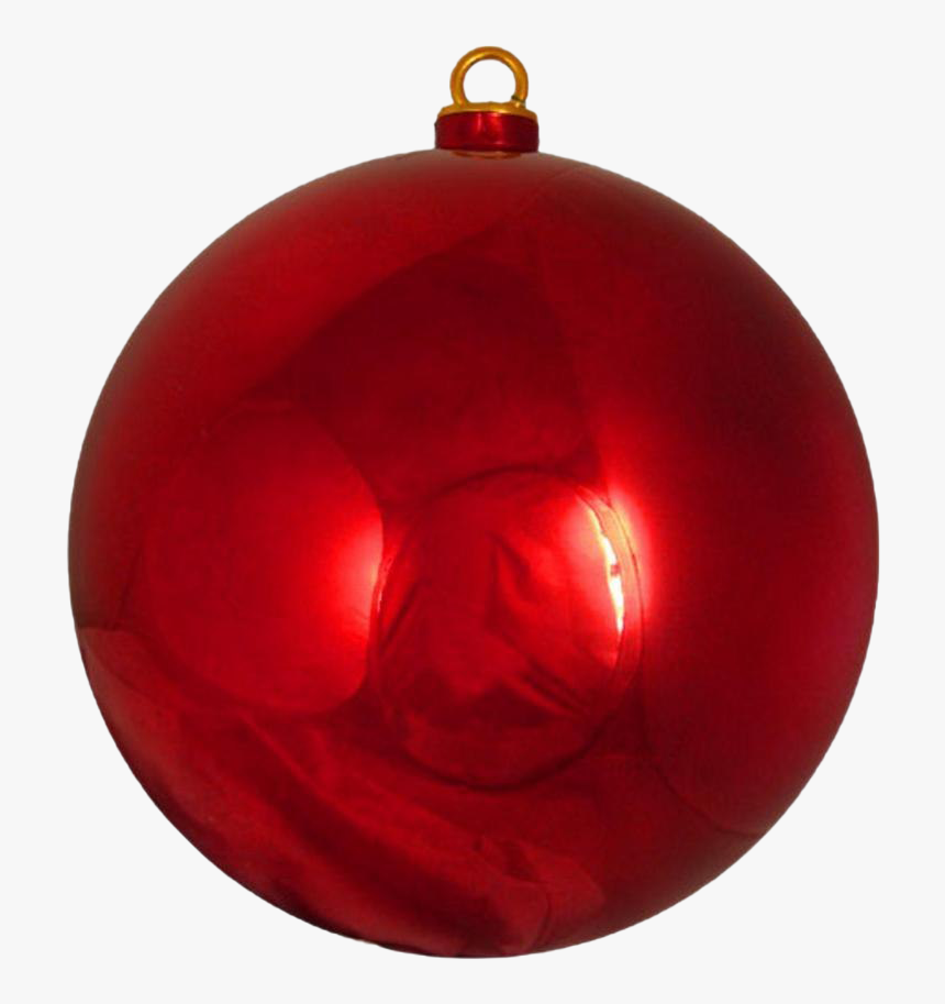 Single Red Christmas Ball Png Hd - Christmas Ornaments, Transparent Png, Free Download