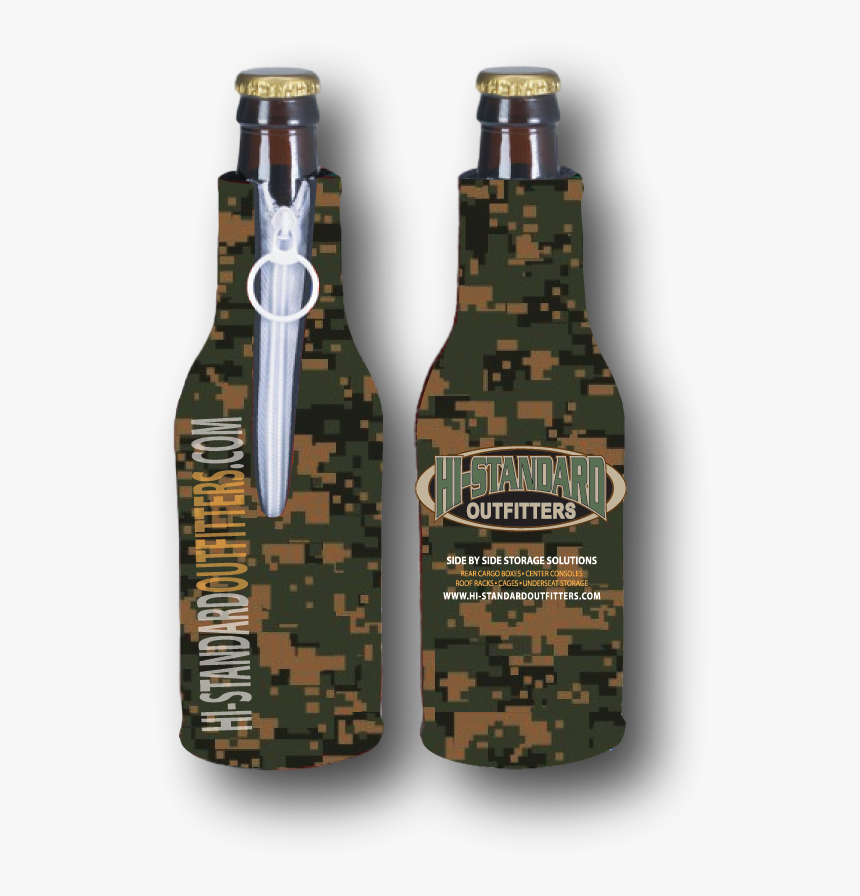 Custom Beer Can Koozie Hi Standard Outfitters Utv Atv - Cincinnati Reds Beer Bottle Cooler, HD Png Download, Free Download