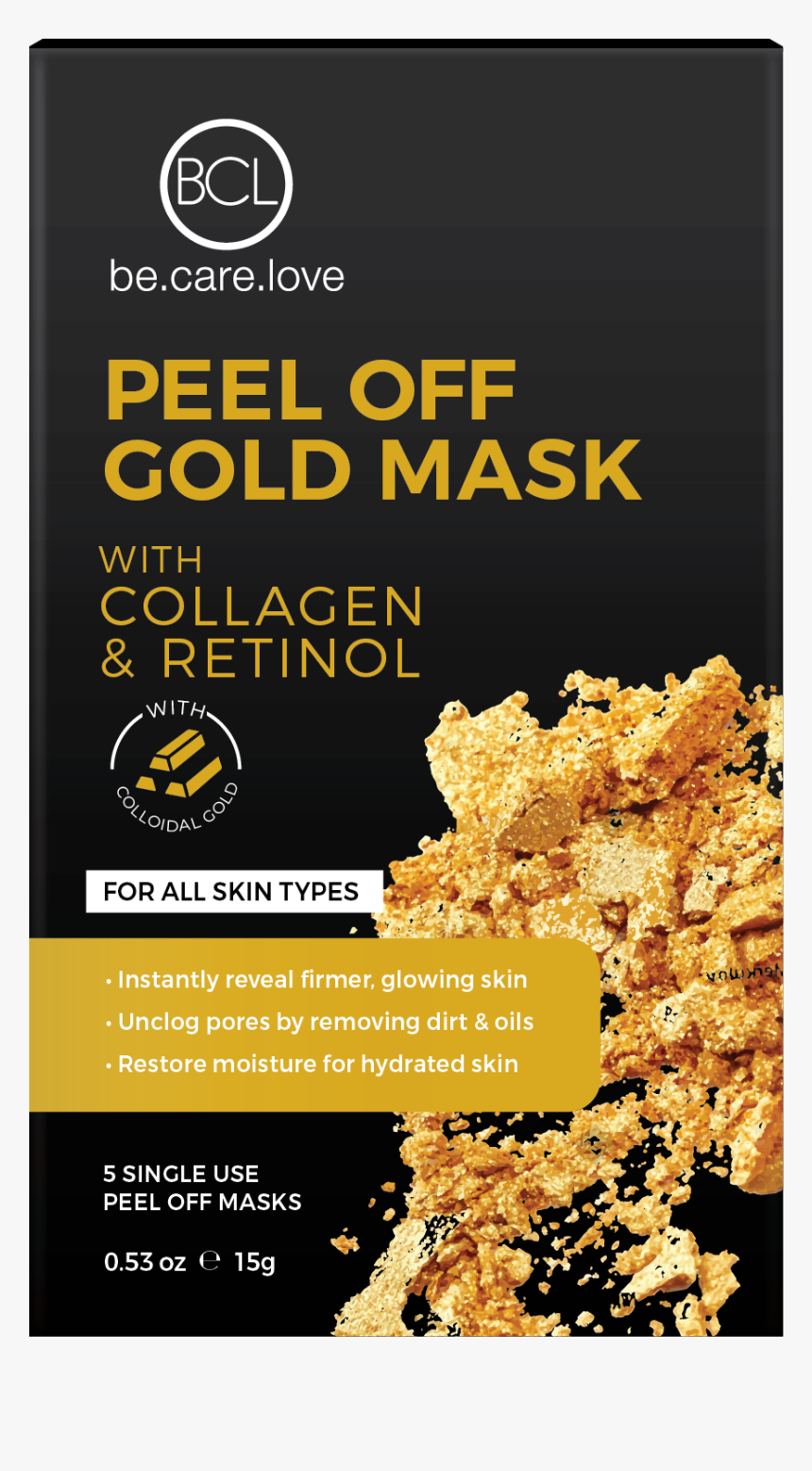 Peel Off Gold Mask, HD Png Download, Free Download