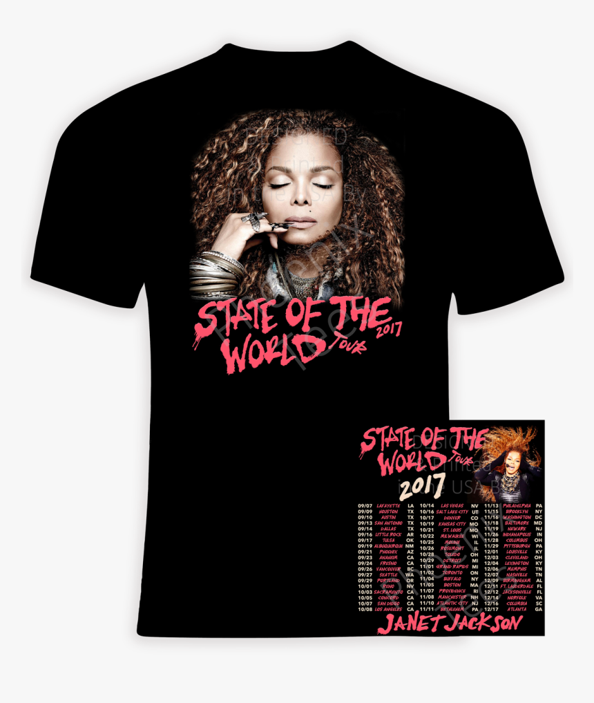 Janet Jackson State Of The World 2017 Concert Tour - Ghost The Ultimate Tour Named Death, HD Png Download, Free Download