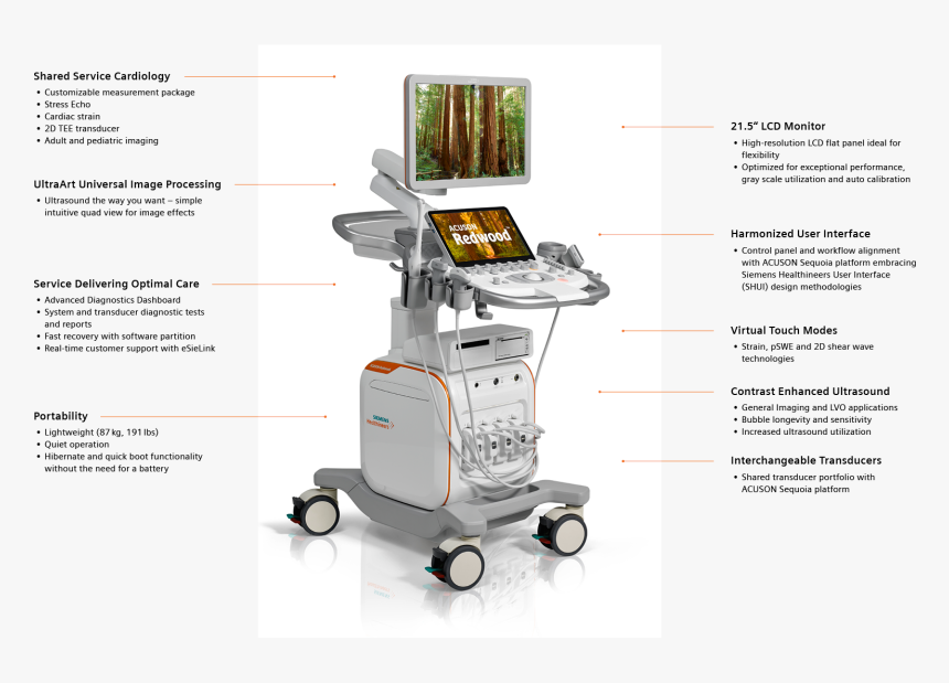 Siemens Healthineers Acuson Redwood Ultrasound System - Acuson Redwood, HD Png Download, Free Download