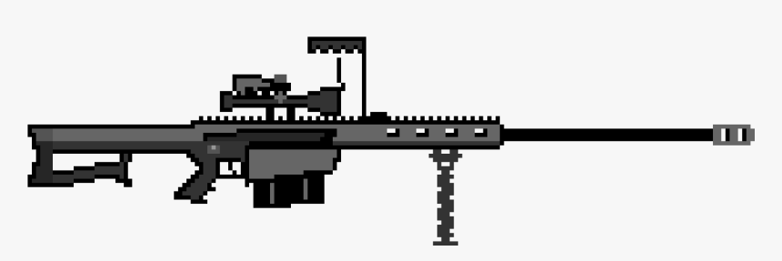 Barrett 50 Cal Pixel Art, HD Png Download, Free Download