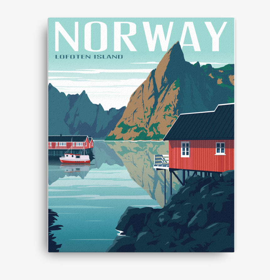 Norway Vintage Travel Poster Lofoten, HD Png Download, Free Download