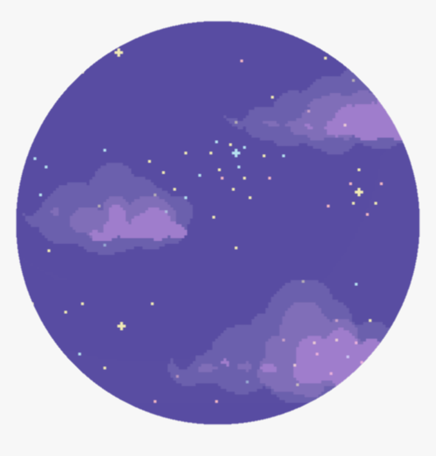 Pastel Circle Png - Cute Pastel Purple Sky, Transparent Png - kindpng