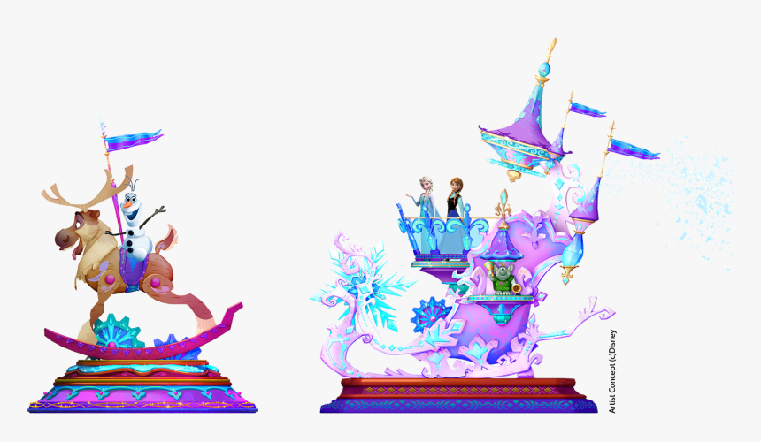 Disneyland Paris Parade Frozen, HD Png Download, Free Download