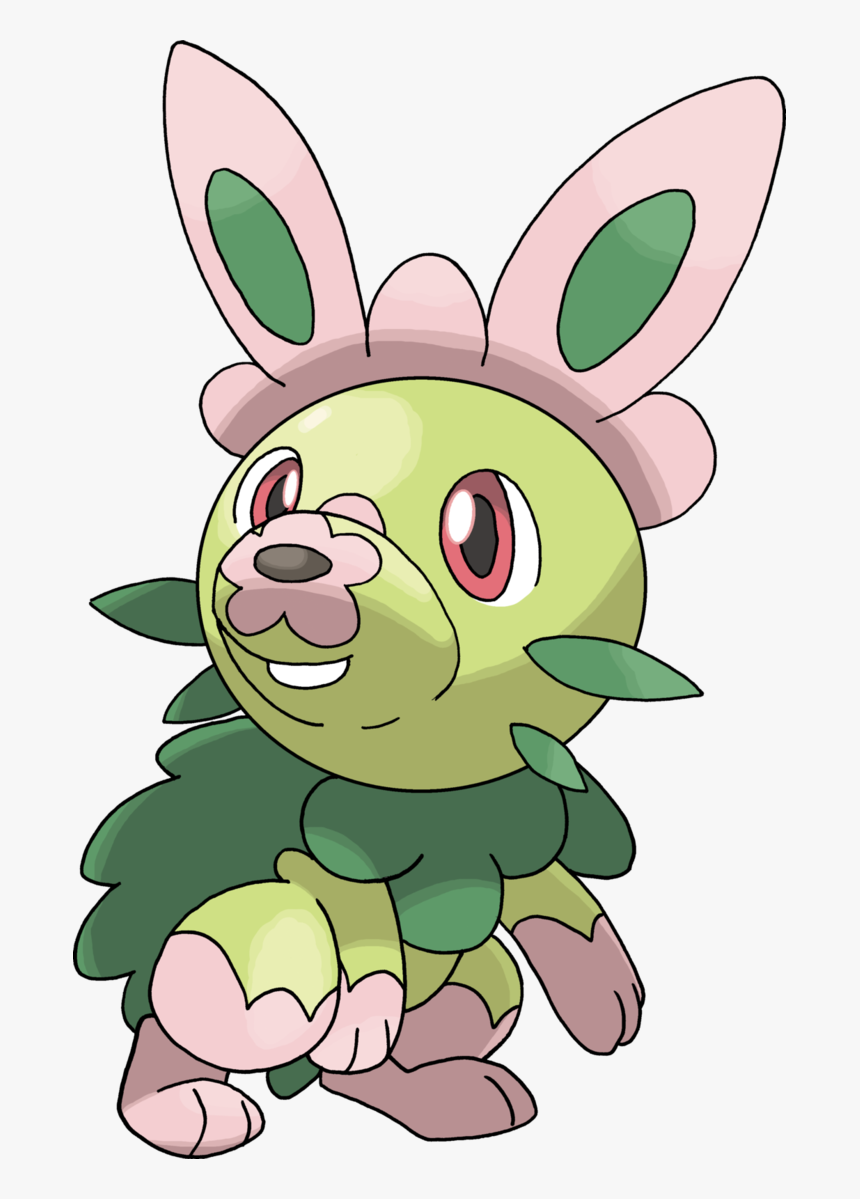 Clip Art Fakemon Grass By Tails - Pokemon Grass Rabbit, HD Png Download, Free Download