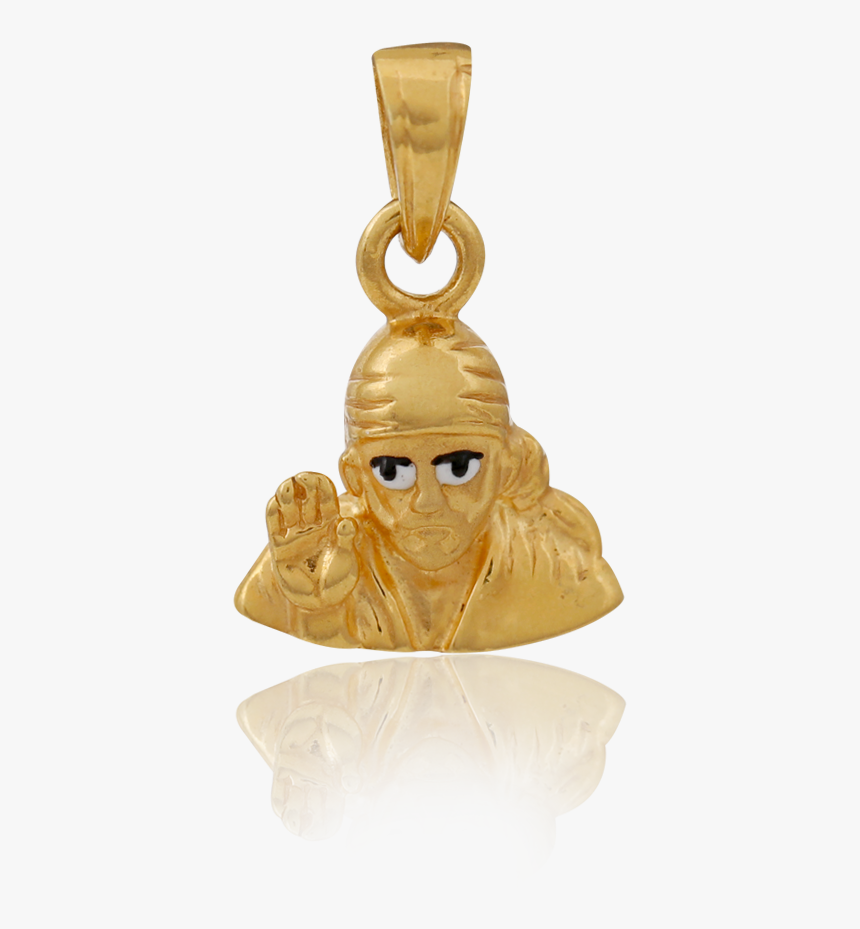 Divine Sai Baba Gold Pendant - Pendant, HD Png Download, Free Download