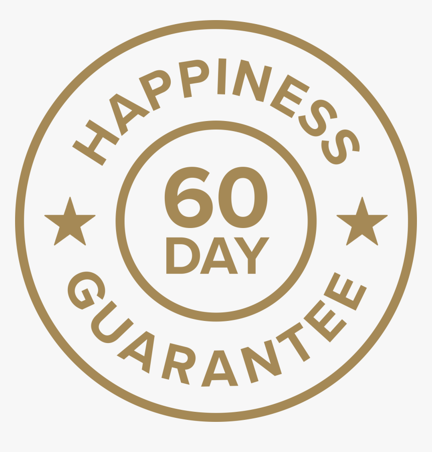 60 Day Happiness Guarantee - Circle, HD Png Download, Free Download