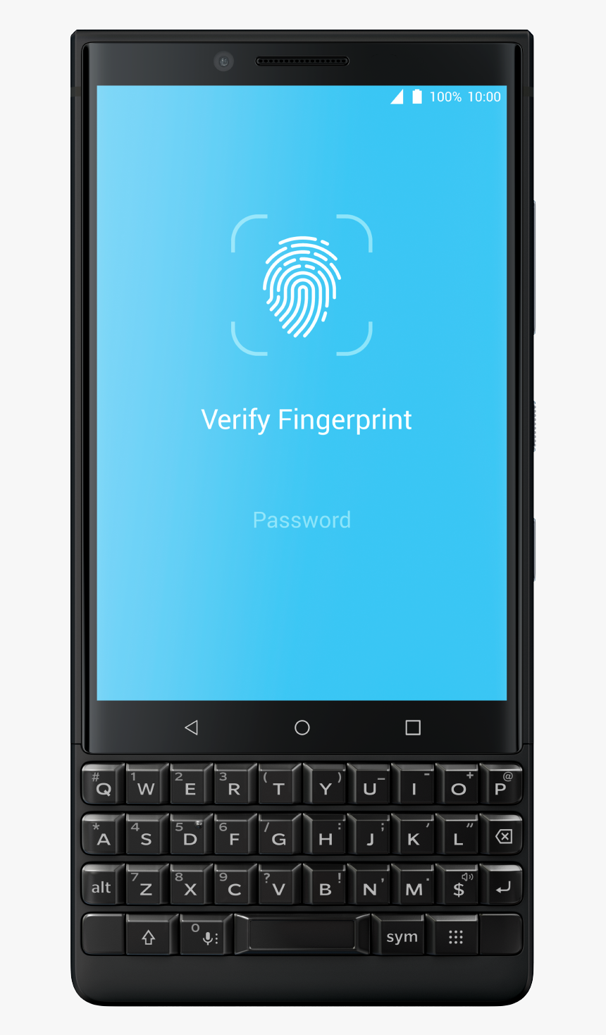 Blackberry Key2 Bbf100 1, HD Png Download, Free Download