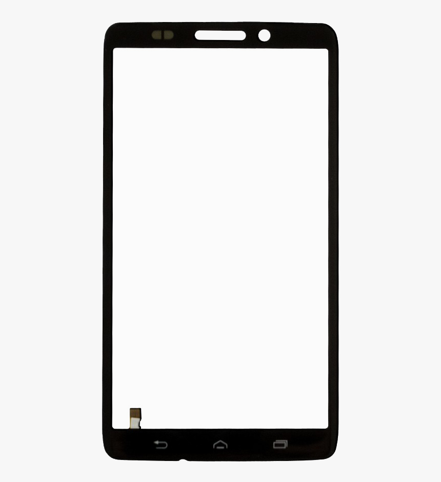 Motorola Droid Ultra Xt1080 Black Touch Screen Digitizer - Blank Phone Screen Png, Transparent Png, Free Download