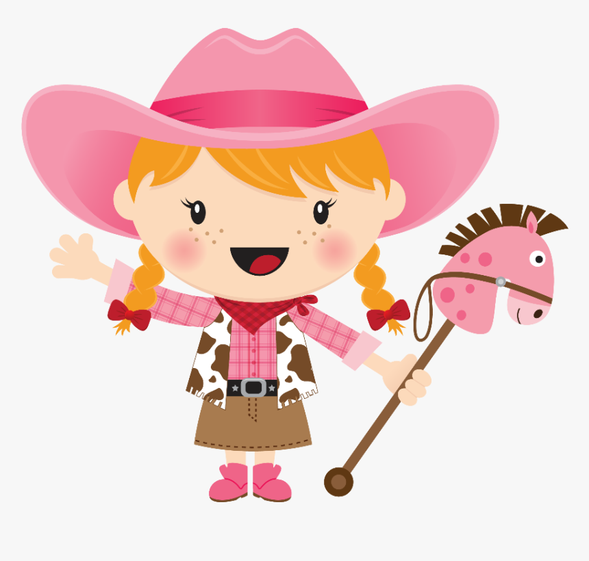 Lasso Clipart Marine Rope - Little Girl Cowgirl Clipart, HD Png Download, Free Download