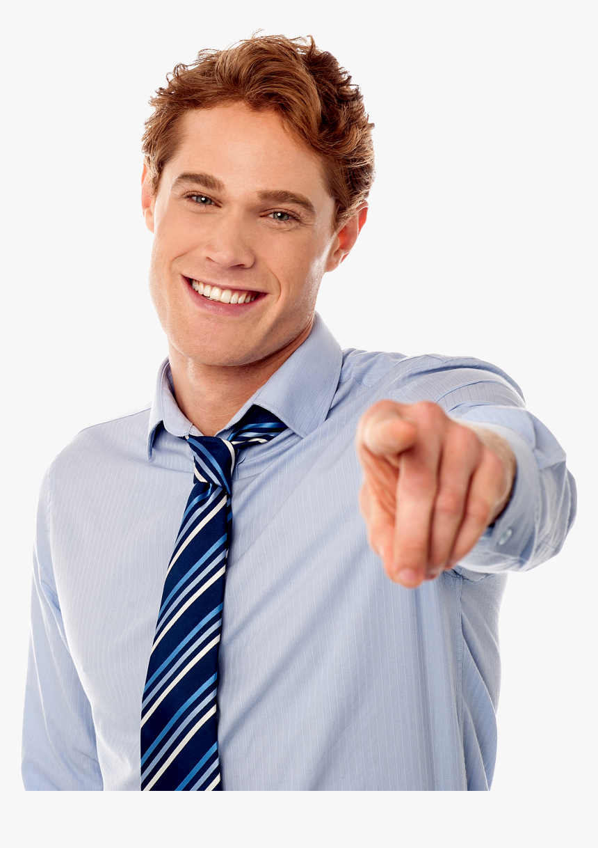 Men Pointing Front Png Image, Transparent Png, Free Download