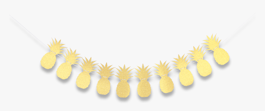 Gold Glitter Pineapple Garland, HD Png Download, Free Download