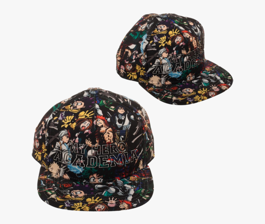 My Hero All Over Print Snapback Hat My Hero Academia", HD Png Download, Free Download