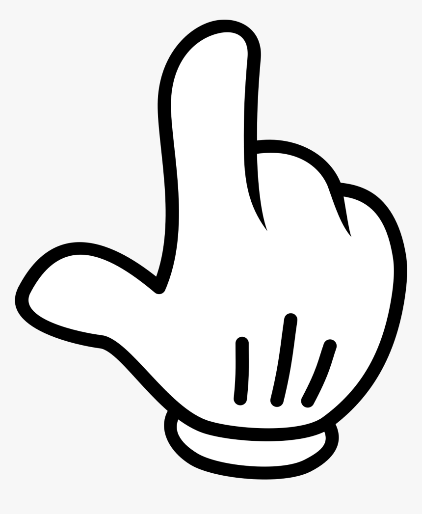 Clip Art Finger Point Transparent, HD Png Download, Free Download