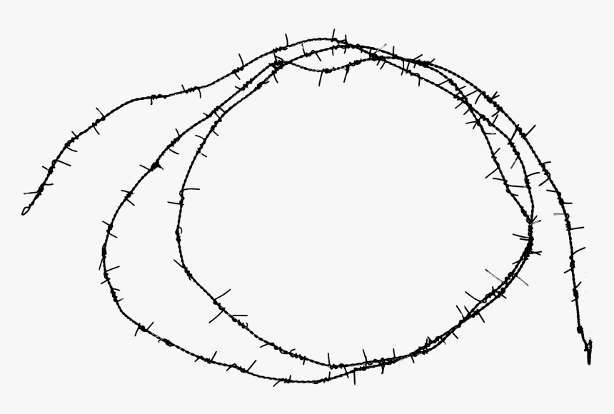 7 Circle Barbed Wire Frame, HD Png Download, Free Download